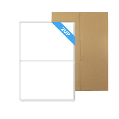 100 Sheets A4 Format Rectangle Labels 199.6 x 143.5mm 2 Labels Per Sheet