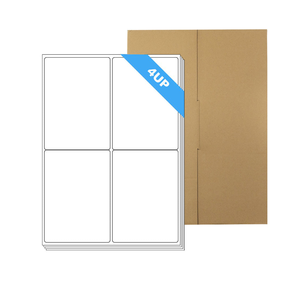 100 Sheets A4 Format Rectangle Labels 139 x 99.1mm 4 Labels Per sheet