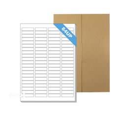 A4 Format Rectangle Labels 46 x 11.11mm 84 Labels Per Sheet-500 Sheets