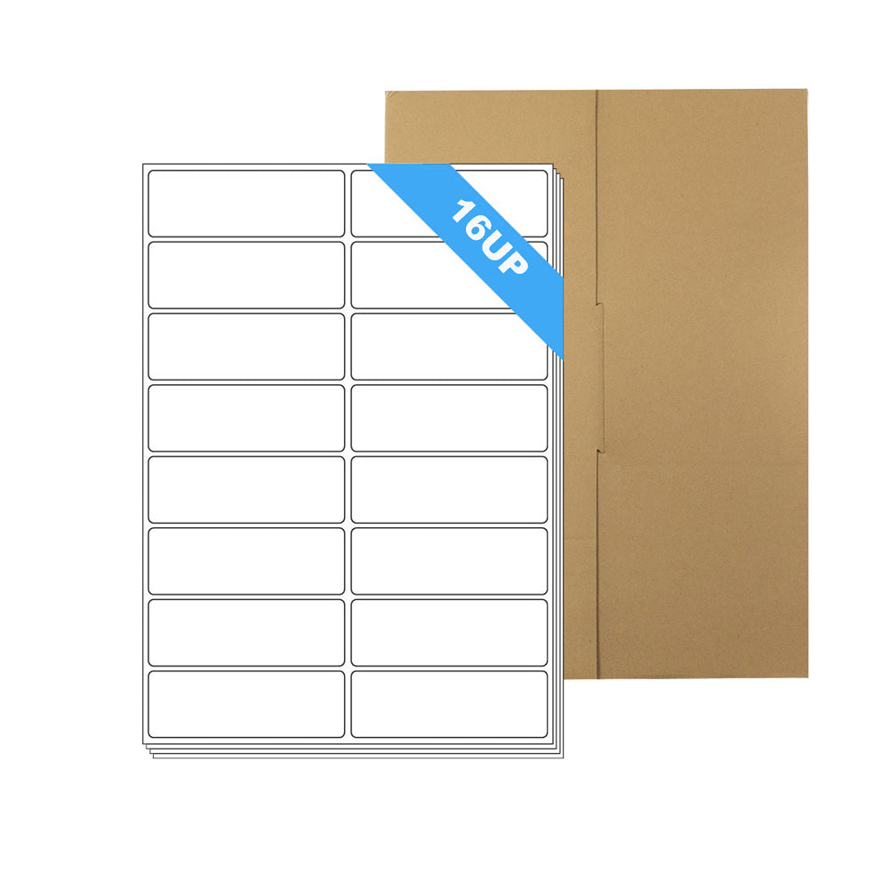 A4 Format Rectangle Labels 99.1 x 34mm 16 Labels Per Sheet-500 Sheets