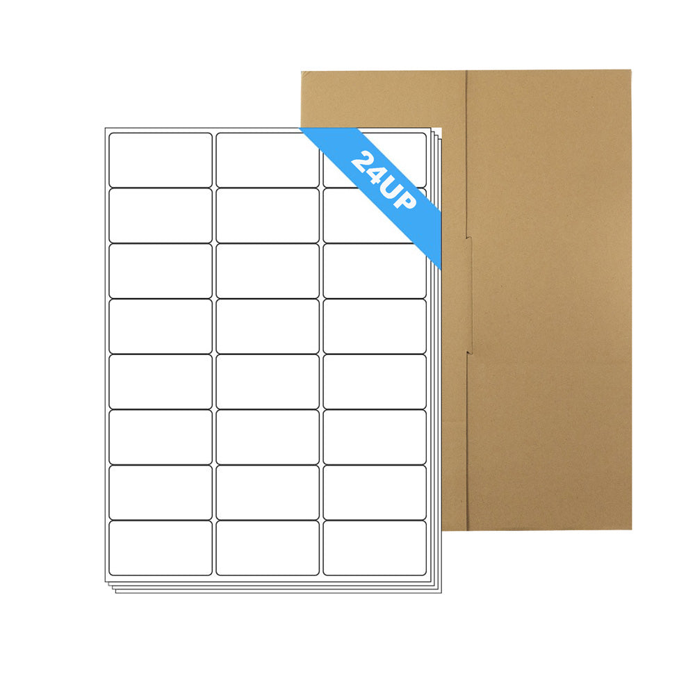 A4 Format Rectangle Labels 63.5 x 33.9mm 24 Labels Per Sheet-1000 Sheets
