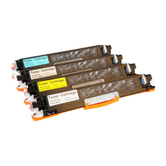4x Compatible HP CE310A, CE311A, CE312A, CE313A ( 126A ) Toner Cartridges (BK+C+M+Y)
