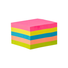10 x Blumax Sticky Notes pad, page maker bookmaker, Mixed Color 500 Sheets/Pk