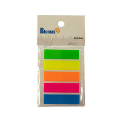 12 Blumax Page marker Multi-Color Sticky Note folders Flags-125 Flags/pack-12x44mm