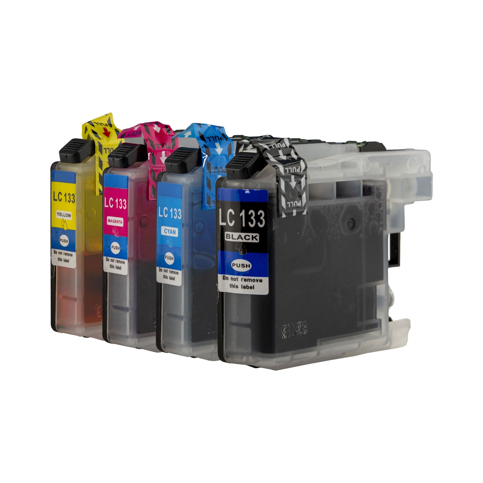 4x Compatible Brother Ink Cartridges LC-133  (BK+C+M+Y)