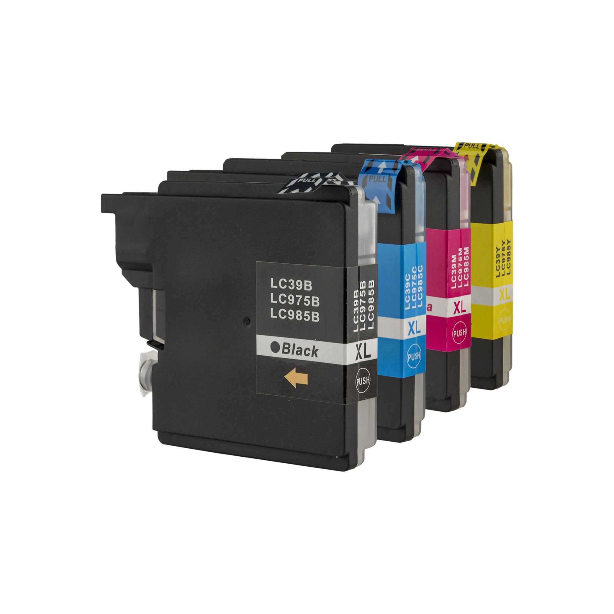 4x Compatible Brother LC-39 (BK+C+M+Y) Ink Cartridges