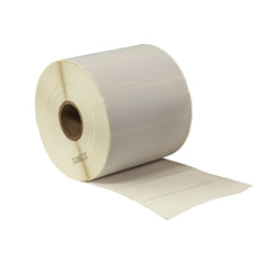 76mm x 26mm Direct Thermal Permanent Label, 1500 Labels Per Roll, 25mm Core, Perforated.