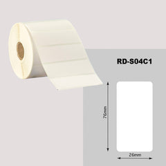 Compatible Brother RD-S04C1 Freezer and Fridge Safe Food Removable White Labels 76mm x 26mm Die-Cut